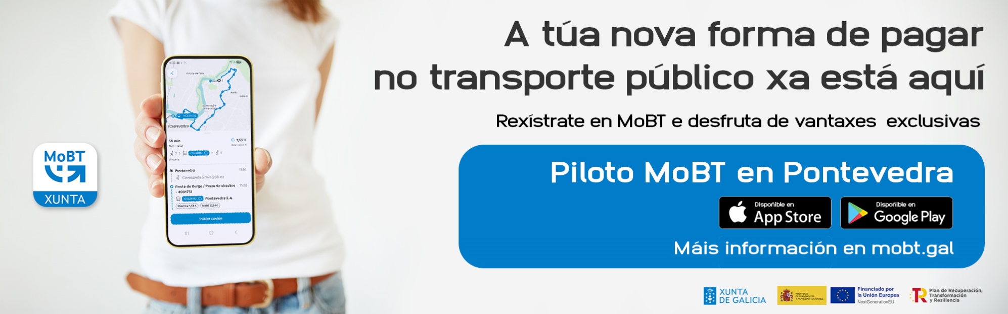 Con MoBT poderás pagar os teus desprazamentos co móbil 